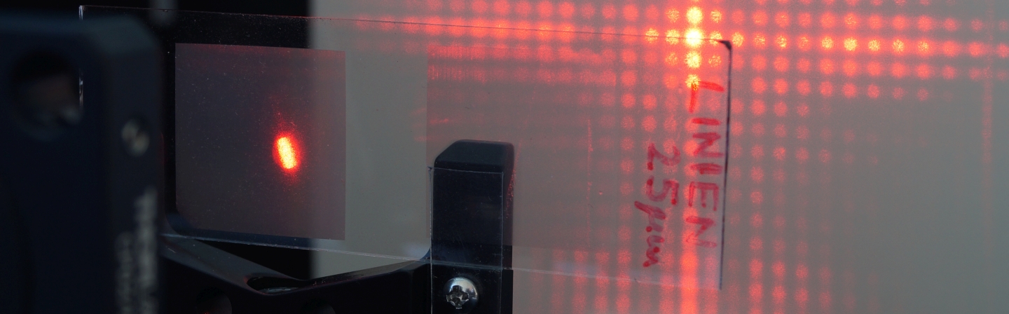 Laserstrukturierte Oberfläche